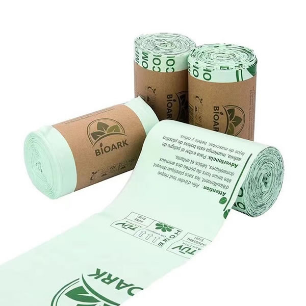 Biodegradable Compostable Flat Top Garbage Bags