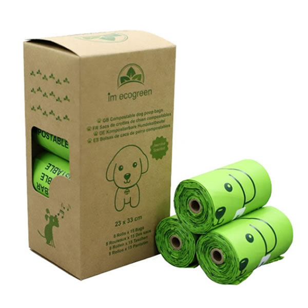 100% Compostable & Biodegradable Dog Waste bags
