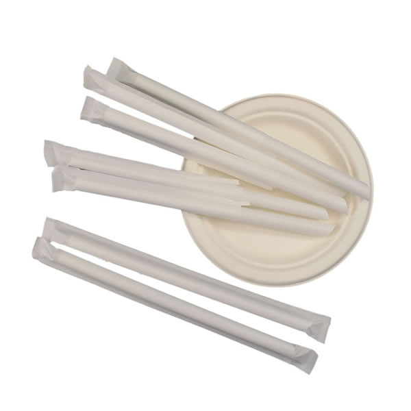 Biodegradable colorful straight drinking straw